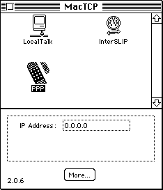 Image: MacTCP MainScreen