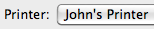 printer: John's Printer