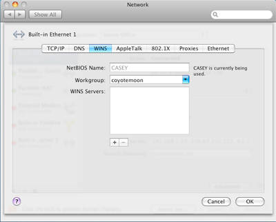 File Sharing With OS X 10.5 - Share Mac Files with Windows Vista
